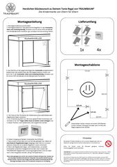 Ersatzmontage-KIT für Tonie Regaleinsatz für KALLAX